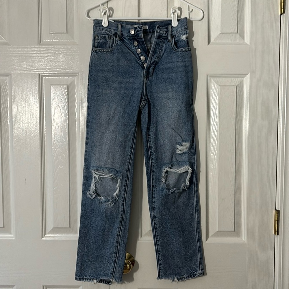 Pacsun High Rise Straight Jeans